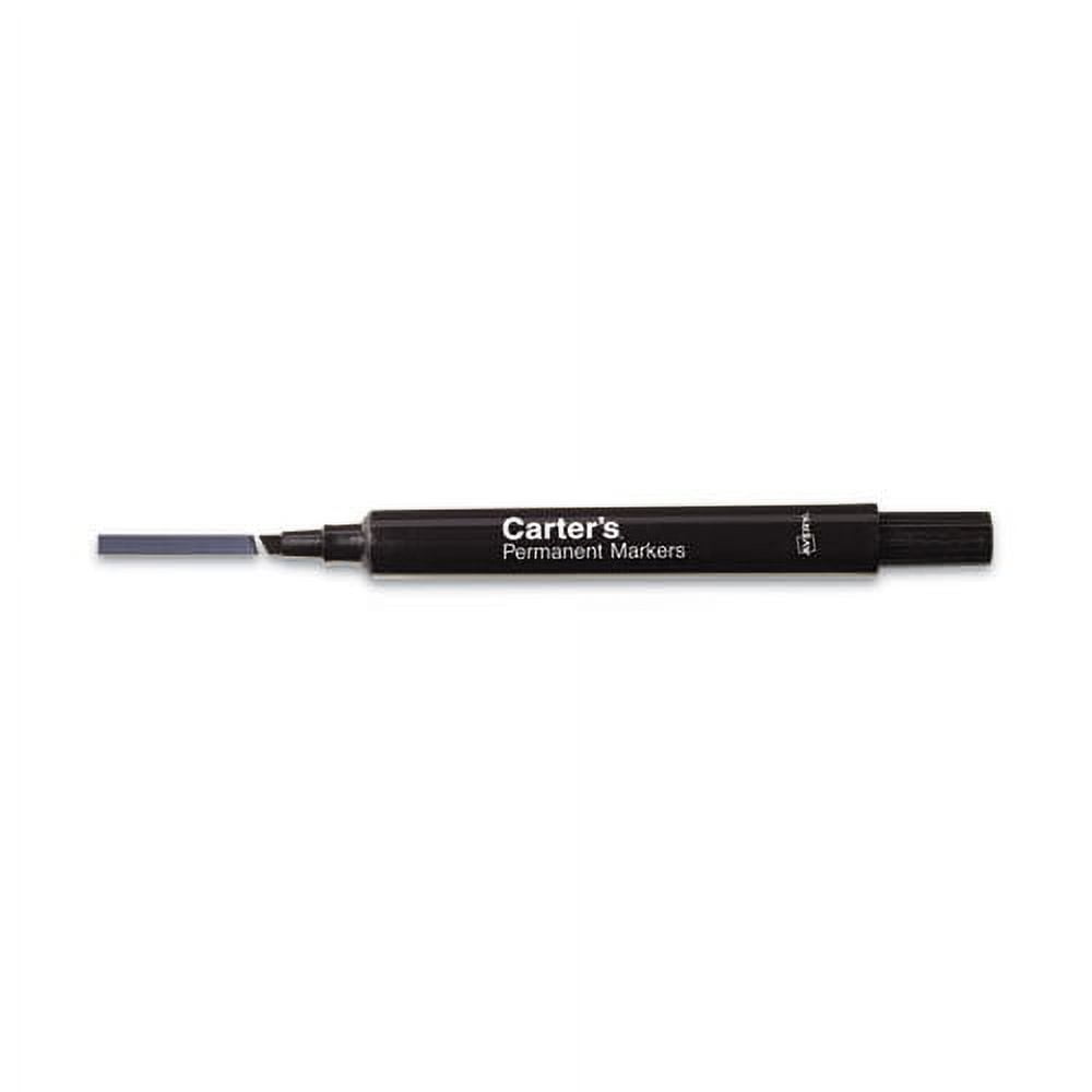 "Large Desk Style Permanent Marker, Broad Chisel Tip, Black, Dozen | Bundle of 2 Dozen"