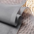 thumbnail image 3 of OVZME French Charcoal Grey Solid Print Rod Pocket Sheer Curtains, 40" x 63" (4 Panels), 3 of 7