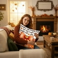 thumbnail image 3 of Fall Pillow Covers Thanksgiving Pillow Covers 17.7X17.7 Inches Fall Pumpkin Decorative Pillow Cases with Soft Fabric Hidden Zipper for Home Decor Fall Home Decor, 3 of 7