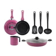thumbnail image 1 of Batería de Cocina con Antiadherente Ekco Trends de 8 Piezas – Rosa, 1 of 4