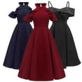 thumbnail image 2 of 2021 Robe de Fête pour Adolescentes Robe de Mariage d'Été en Dentelle pour Filles Robe à Col en V avec Bretelles Robes pour Enfants de 14-20 Ans Robe pour Adolescentes, 2 of 7