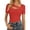 Red, variant on Womens Fashion Spring & Summer Clothes One Piece Cutout Tops Long Sleeve Ribbed Slim Fitted Shirts Tee Tshirts