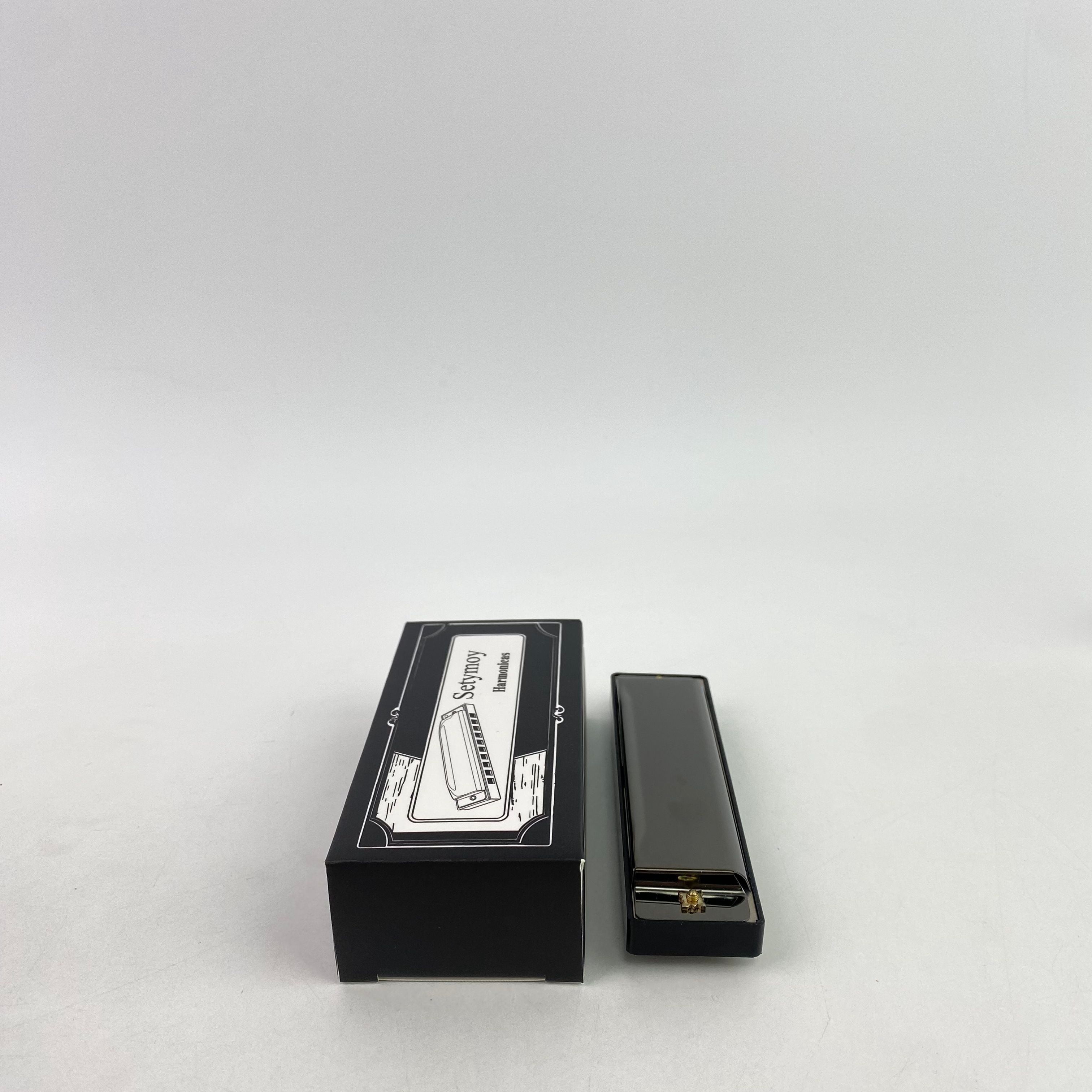Setymoy Harmonicas,Harmonica Mouth Organ Harp 10 Hole C Key, Diatonic Harmonica for Beginner, Professional Player, Students gifts, Adult, Friends, Gift Silver