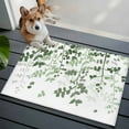 thumbnail image 3 of Entryway Rug 2'x3', Sage Green Leaves Small Rug for Kitchen Bathroom Door Mat Indoor Entrance, Summer Botanical Non-Slip Area Rugs Floor Mats Carpet Front Door Rugs, 3 of 8