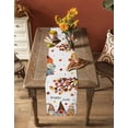 thumbnail image 4 of Table Runners 72 Inches Long Dress Scarves, Fall Farmhouse Kitchen/Dining Table Runner, Coffee Tablerunners, Orange Yellow Thanksgiving Maple Leaf Gnomes Pumpkin 13x72 Inch, 4 of 7