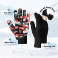 thumbnail image 4 of Cooraby 4 Pair Stretch Winter Kids Gloves Full Fingers Magic Gloves Winter Warm Student Knitted Gloves for Boys Girls Kids, 4 of 6