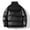 Black, variant on Xzbqbs Leather jacket for Men Waterproof Windproof Warm Puffer Jacket Casual Quilted Winter Ski Snow Outwear Down Leather Jackets