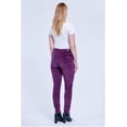 thumbnail image 5 of Seven7 Womens Size 8 Corduroy Ultra High Rise Skinny Pants, Italian Plum, 5 of 5