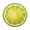 Lemon, variant on Lemon Print Round Area Rug, 15.7 Inch Non- Fruit Mat for Chair, Yoga, and Bedroom Floor, Fun 3D Decorative Carpet for Living Room, Kitchen, Kids Indoor Decor
