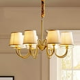 thumbnail image 5 of FanShow Double white small lamp shade candelabra lamp shade (white), 5 of 5