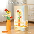 thumbnail image 4 of Remocguys Flower Bouquet Building Set with Vase Mini Rose Sunflower Blocks for Adults Women 283 Pcs, 4 of 7