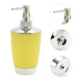 thumbnail image 5 of Unique Bargains 1 Set Elegant Soap Pump Dispenser Toothbrush Holder and Soap Dish Set for Bathroom for Laundry Rooms Yellow, 5 of 6