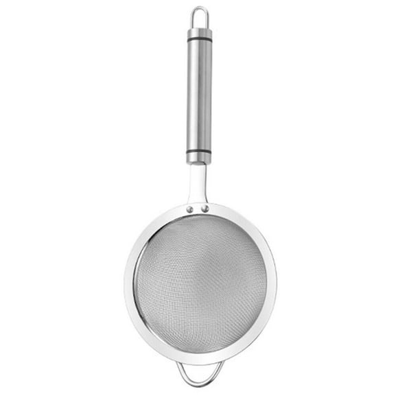 Stainless Steel Mesh Sieve Kitchen Metal Fine Mesh Sieve Strainer for Straining Flour Juice