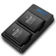 thumbnail image 1 of Baterías y Cargador Rápido USB BESTON 2-Pack EN-EL14 para Nikon D3100 D3200 D3300 D3400 D3500 D5100 D5200 D5300 D5500 D5600 DF Coolpix P7000 P7100 P7700 P7800, 1 of 2