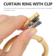 thumbnail image 6 of FELTECHELECTR Bamboo Drapery Rod Rings 1Set, 6 of 8