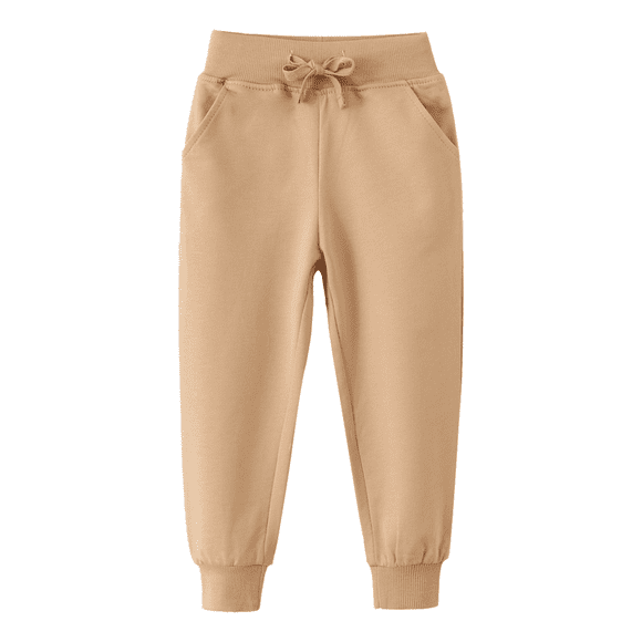Odeerbi 2-8 Años Niños Algodón Pantalones Sweatpants Workout Deportes Atlético Jogger Pantalones Primavera Joggers Bordado