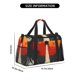thumbnail image 3 of Disketp Retro Space Rocket Launch Bolsa de Viaje Tipo Duffle, Bolso de Mano para Fin de Semana para Mujer, Bolsa de Gimnasio Ligera para Hombre, Esencial para Viajes, 3 of 7