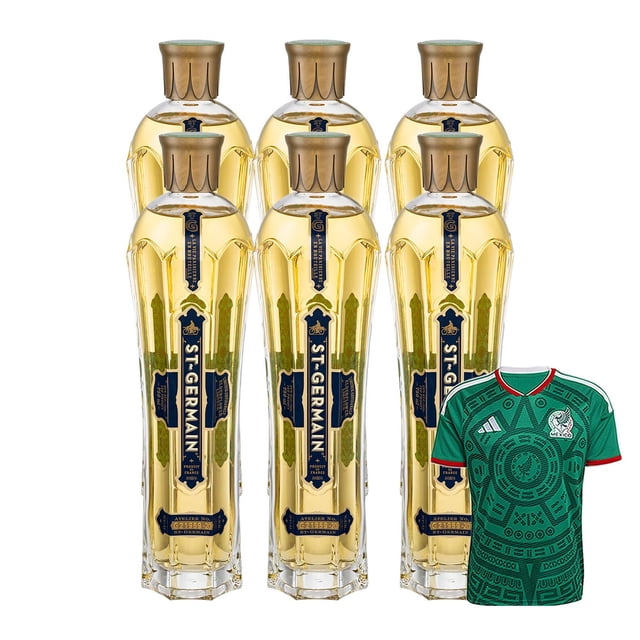 6 Licor St Germain 750 ml + Jersey Verde