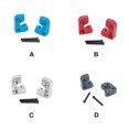thumbnail image 1 of stanreset 2 Pièces RC Voiture Poutre Principale Fixation Pièces Modèle Véhicules Poutres Monter Jouet Automobile Accessoire Modifié Pièces de Rechange Rouge, 1 of 6