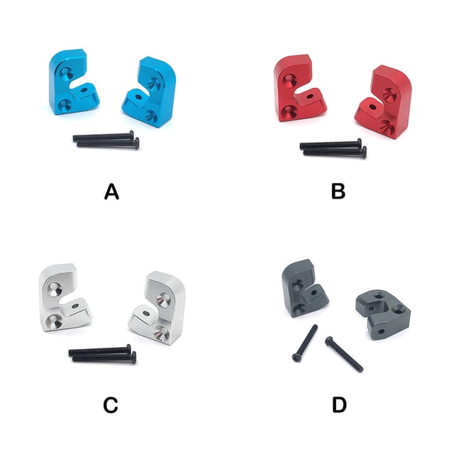 stanreset 2 Pièces RC Voiture Poutre Principale Fixation Pièces Modèle Véhicules Poutres Monter Jouet Automobile Accessoire Modifié Pièces de Rechange Rouge