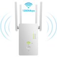 thumbnail image 1 of Extensor de rango WiFi AC1200, último repetidor WiFi de 5 GHz y 2,4 GHz, adaptador LAN, 1 of 7