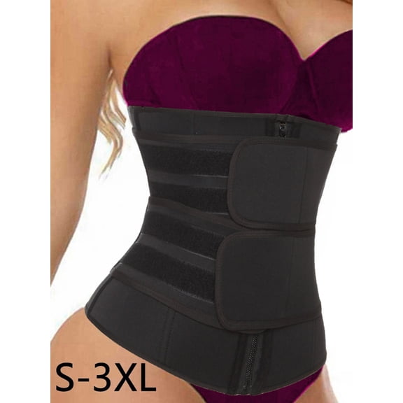 SHAPERIN Women's Neoprene Underbust Corset Waist Training Trainer Cincher Sport Girdle Trimmer Belt
