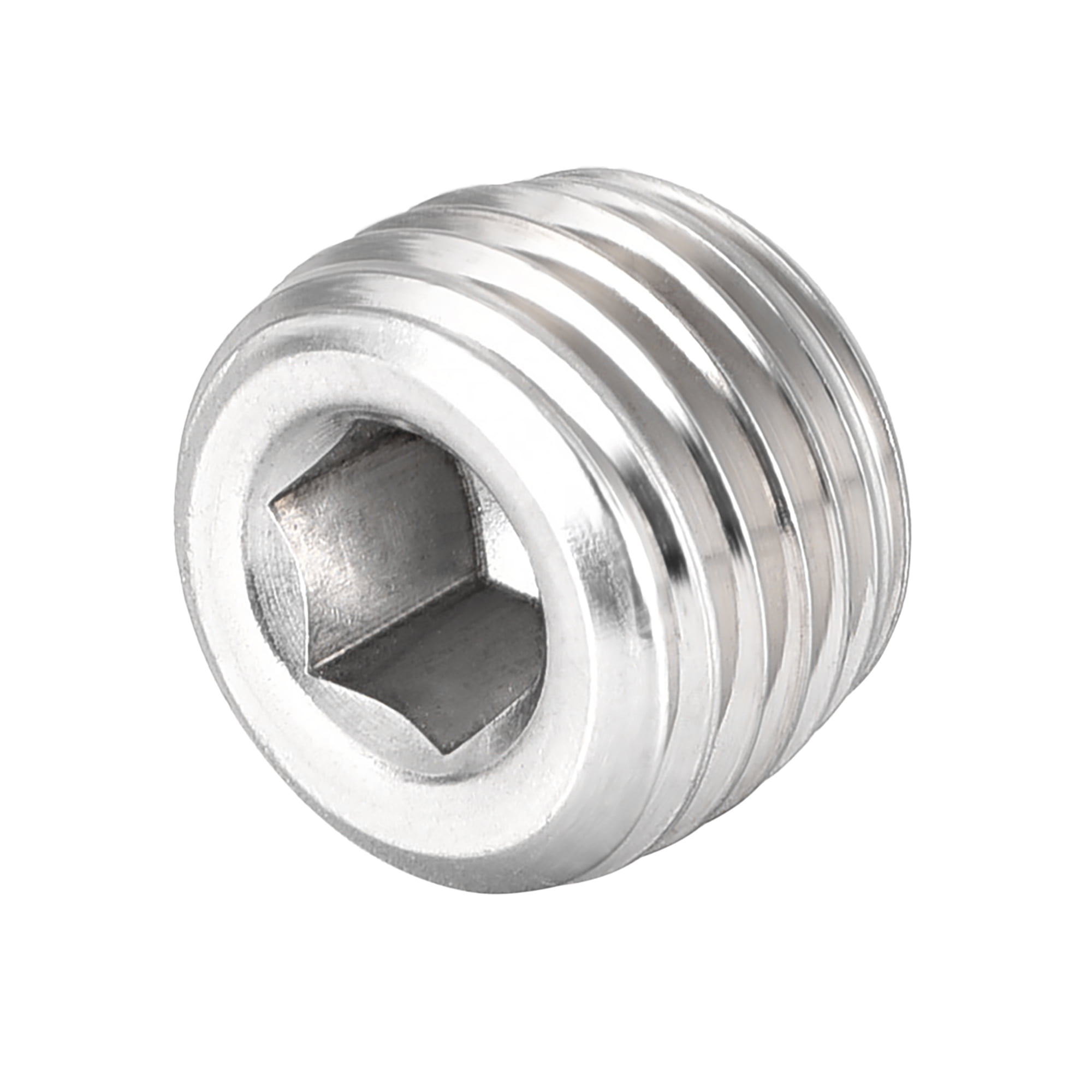 Hex Countersunk Plug Stainless Steel Pipe Fitting 1/4NPT Male Thread