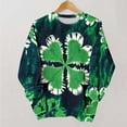 thumbnail image 6 of Wensltd Women Trendy Pullover Graphics Tops St Patricks Day Loose Fit Crew Neck Sweatshirt No Hood Long Sleeve Soft Tops, 6 of 6