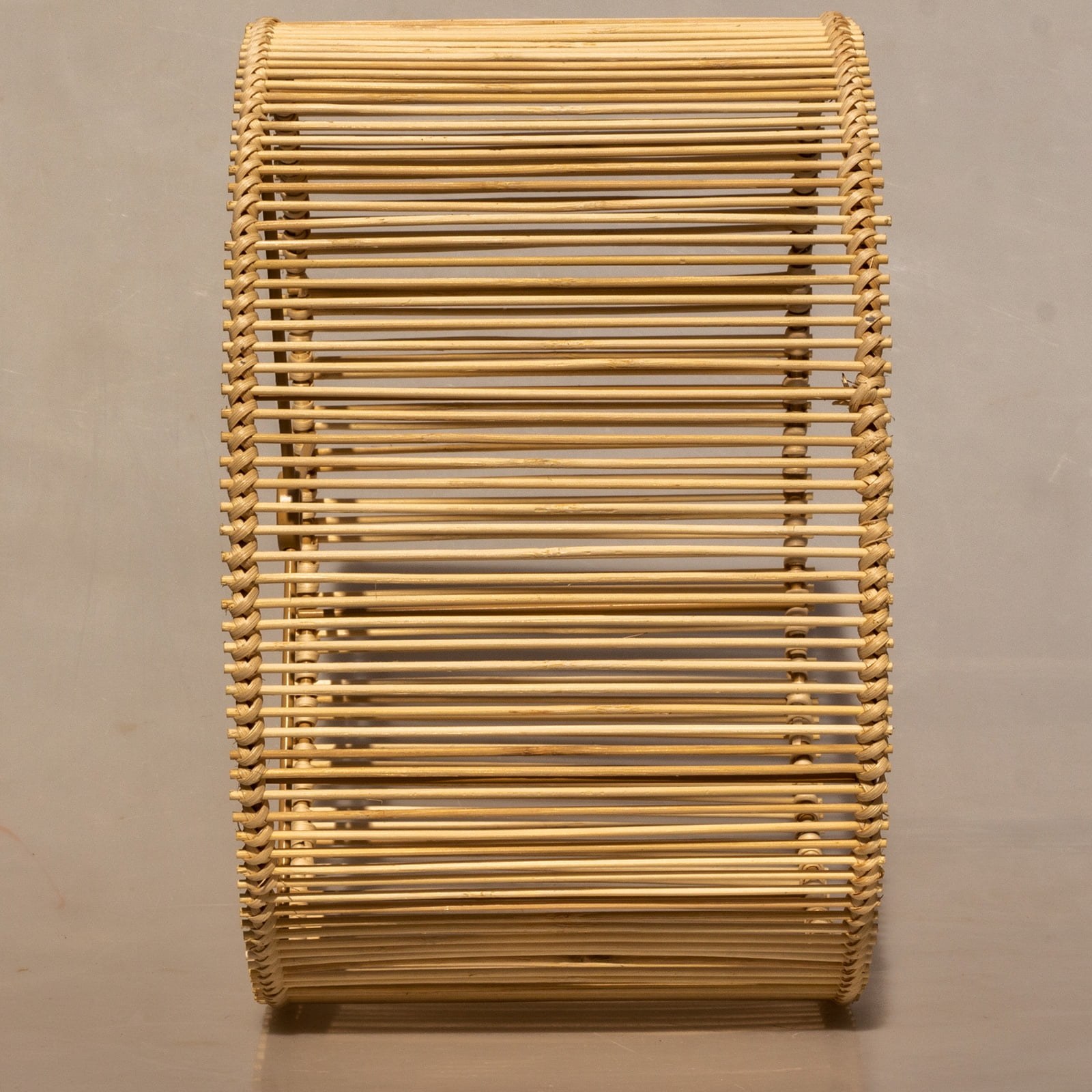 Osasy Boho Drum Woven Rattan Bamboo Lamp Shade
