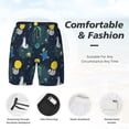thumbnail image 5 of Fotbe Space and Animals Men’s Swim Trunks Quick Dry Swim Shorts Board Shorts with Mesh Lining-XX-Large, 5 of 9