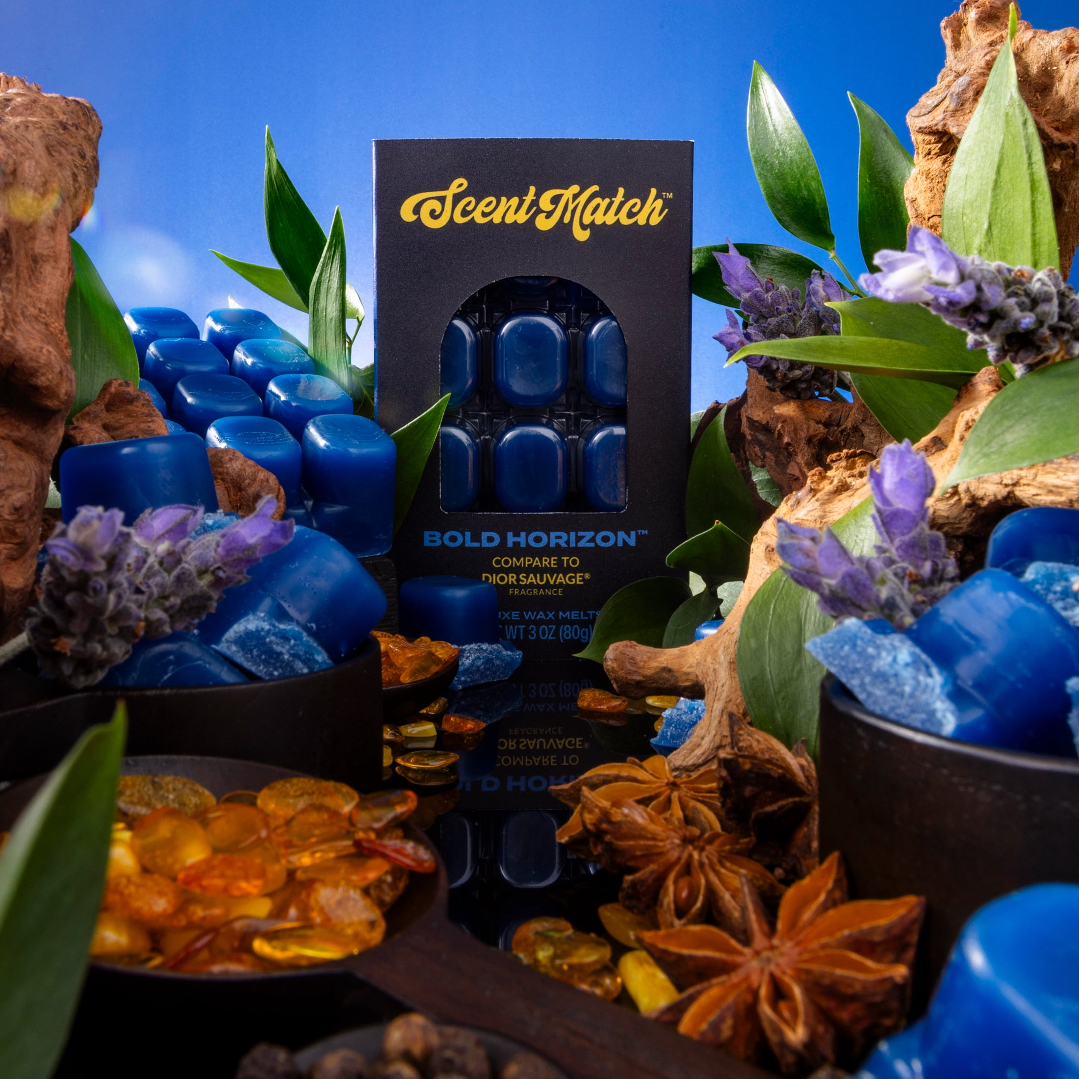 IllumiScents ScentMatch, 3 oz Wax Melts, Bold Horizon (Compare to: Dior Sauvage®)