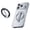 Silvery, variant on Agiufgs Magnetic Phone Stand 22N, Secure Magnetic Grip with 360° Rotation, for Hands-Free Video Calls and Selfies, Gray