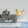 thumbnail image 2 of Figuras de búho,Figuras de búho,animales artificiales,artesanías,decoración del hogar,Figura de pájaros,Figura de pájaro dorado,decoración del hogar,estatua de animal,Estatuas, 2 of 8