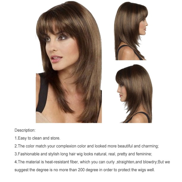 Shengyu Fashion Natural Light Brown Straight Wig for Women  display picture 3