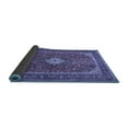 thumbnail image 2 of Ahgly Company Indoor Square Medallion Blue Traditional Area Rugs, 4' Square, 2 of 4