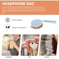 thumbnail image 3 of ShenMo Small Purple Silicone Circular Coin Purse: Small Ether Pocket Change Wallet Coin Wallet Cute Handheld Waterproof Data Cable Bag, 3 of 5