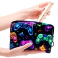 thumbnail image 4 of Game ControllerCosmetic Storage Bag with Zipper, Printed Design | Makeup Organizer, Travel Organizer, Small Makeup Organizer, Small Travel Pouch for Ladies and Girls, 4 of 6