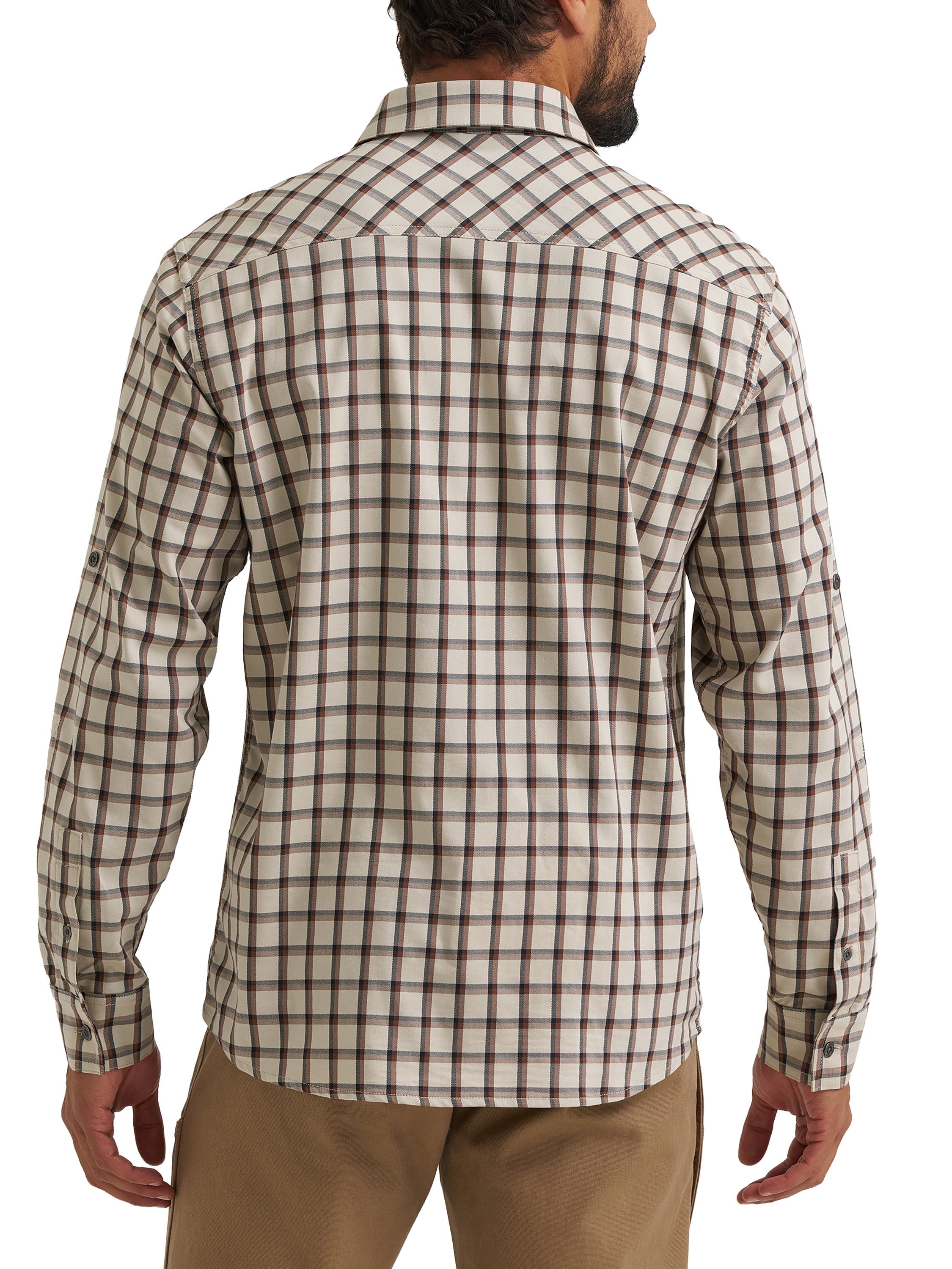 Wranglers Mens All Season Stretch 2 Pocket Long Sleeve