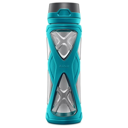 360 Water - Charge BPA-Free Plastic Water Bottle with 360 Dial-a-Flow Lid, Teal, 24 oz, New adjustable Dial-A-Flow 360 lid lets you drink at various flow rates from anywhere around.., By ZULU Ship from US
