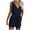 Navy, variant on OGLCCG Women's Casual Summer Short Rompers Sleeveless V Neck Button Down Tank Jumpsuit Comfy Belted One Piece Shorts with Pockets