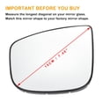 thumbnail image 3 of Reemplazo de vidrio de espejo retrovisor del lado izquierdo para conductor, calefaccionado, vidrio blanco, único, adecuado para Citroen Berlingo 2018-2023, 3 of 6