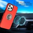 thumbnail image 3 of iPhone 13 Pro Phone Case, Durable Kickstand Magnet Ring Shock Resistant for iPhone 13 Pro Phone Case Red, 3 of 4