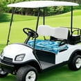 thumbnail image 6 of Golf Cart Seat Covers Towel Tie-dye 100% Microfiber 51"x31" Golf Cart Seat Blanket Cushions Golf Accessories Universal Fit for Club Car EZGO Yamaha Precedent 2-Seat Golf Carts, 6 of 9