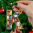 thumbnail image 4 of Adorno Bibliotecario para Amantes Los Libros Acrílico Duradero Regalos Navidad, 4 of 9