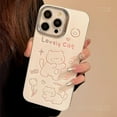 thumbnail image 5 of Designed for iPhone Case,Cute Hollow Cat Lucky Silicone Shockproof Protective Cover Phone Case (iPhone 14 Pro,Silver), 5 of 6