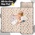 thumbnail image 4 of Beige Christmas Decoration Pattern Toddler Nap Mats for Kids Preschool,51"x22" Sleeping Mat Bag or Kids,Toddler Sleeping Bag,Toddler Nap Mat or Daycare, 4 of 6