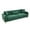 Green, variant on Modern 3-Seaters Velvet Sofa, Upholstered Couch With Pillows and Gold Metal Legs For Living Room Office Apartment