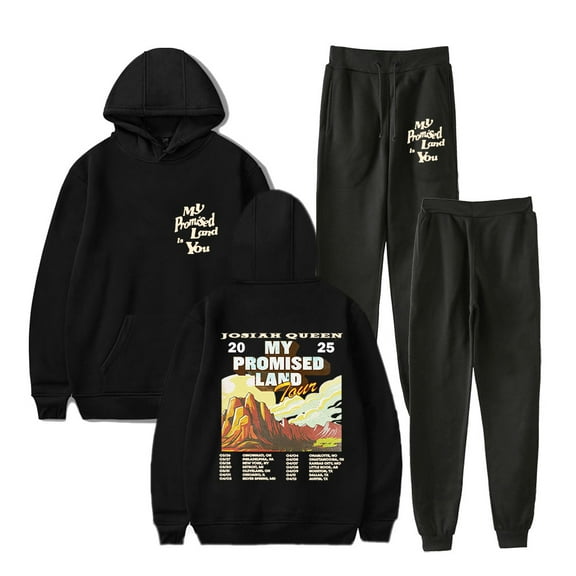 Josiah Queen My Promised Land Tour 2025 Merch Hoodies Jogger Pants Unisex Streetwear Sweatshirts
