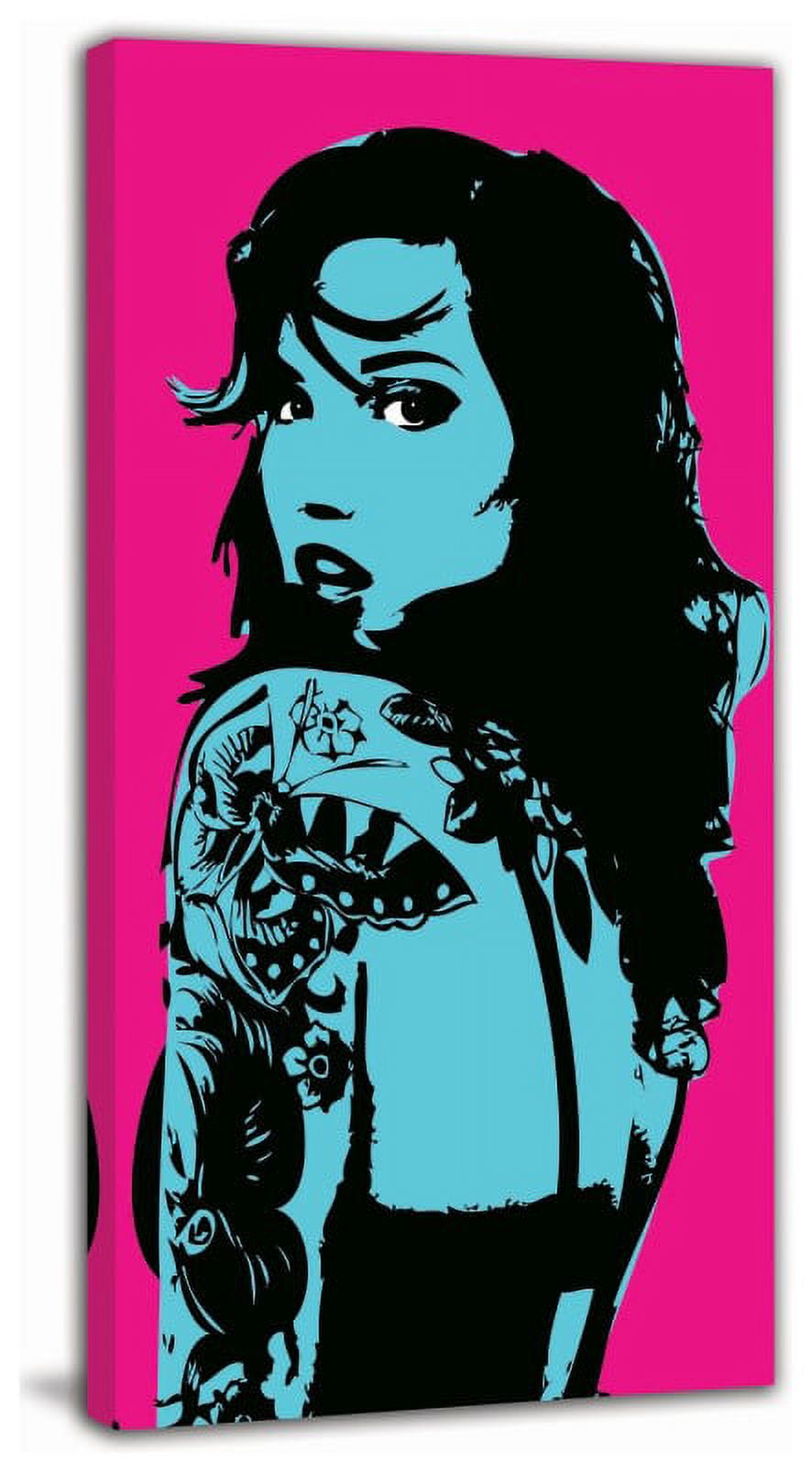 Marmont Hill Inc Marmont Hill - Girl 1 Print on Canvas