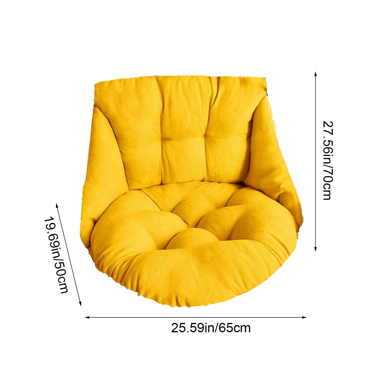 Zenithome Basket Cushion Thickened Swing Sofa Cushion for Indoor Outdoor Use​